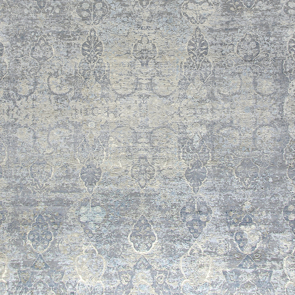 Transitional Wool & Silk Rug - 9' x 12'2" Default Title