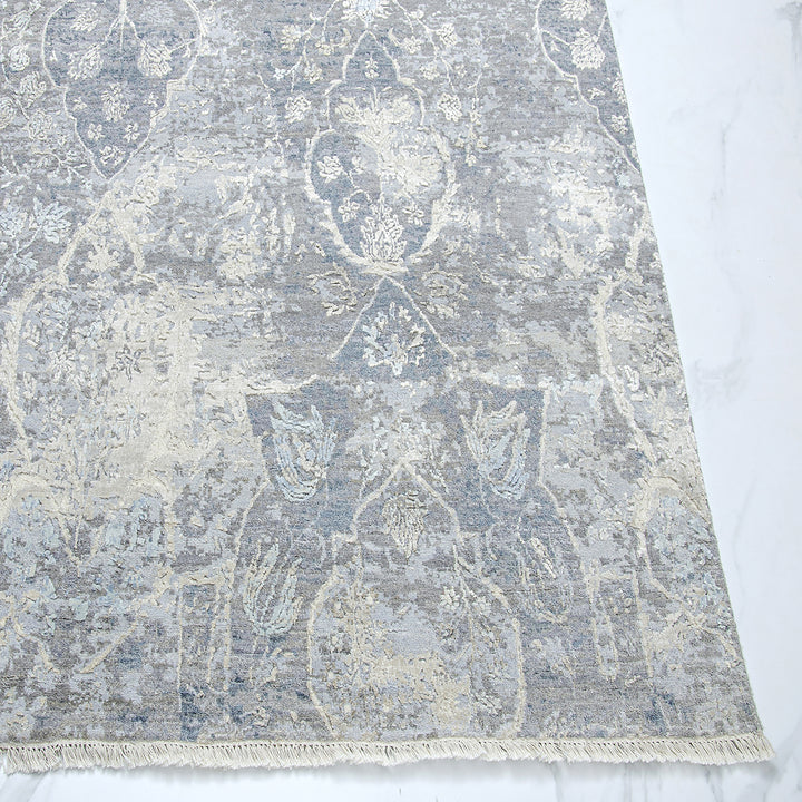 Transitional Wool & Silk Rug - 9' x 12'2" Default Title