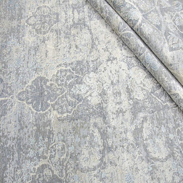 Transitional Wool & Silk Rug - 9' x 12'2" Default Title