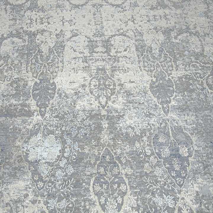 Transitional Wool & Silk Rug - 9' x 12'2" Default Title