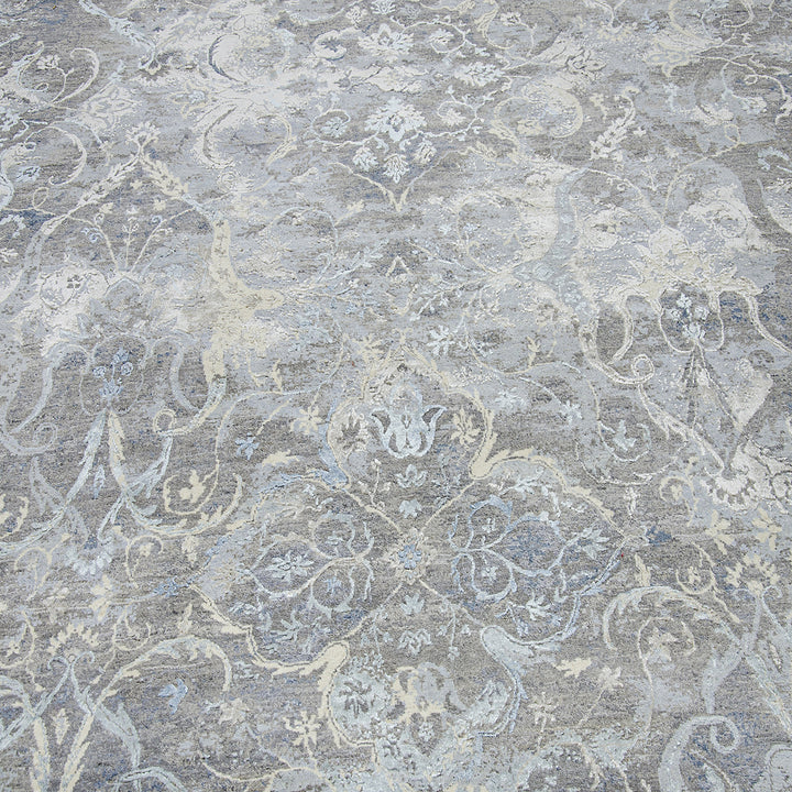 Transitional Wool & Silk Rug - 10' x 14'1" Default Title