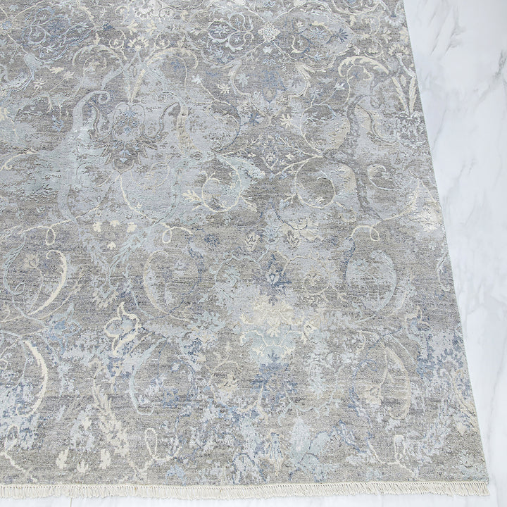 Transitional Wool & Silk Rug - 10' x 14'1" Default Title