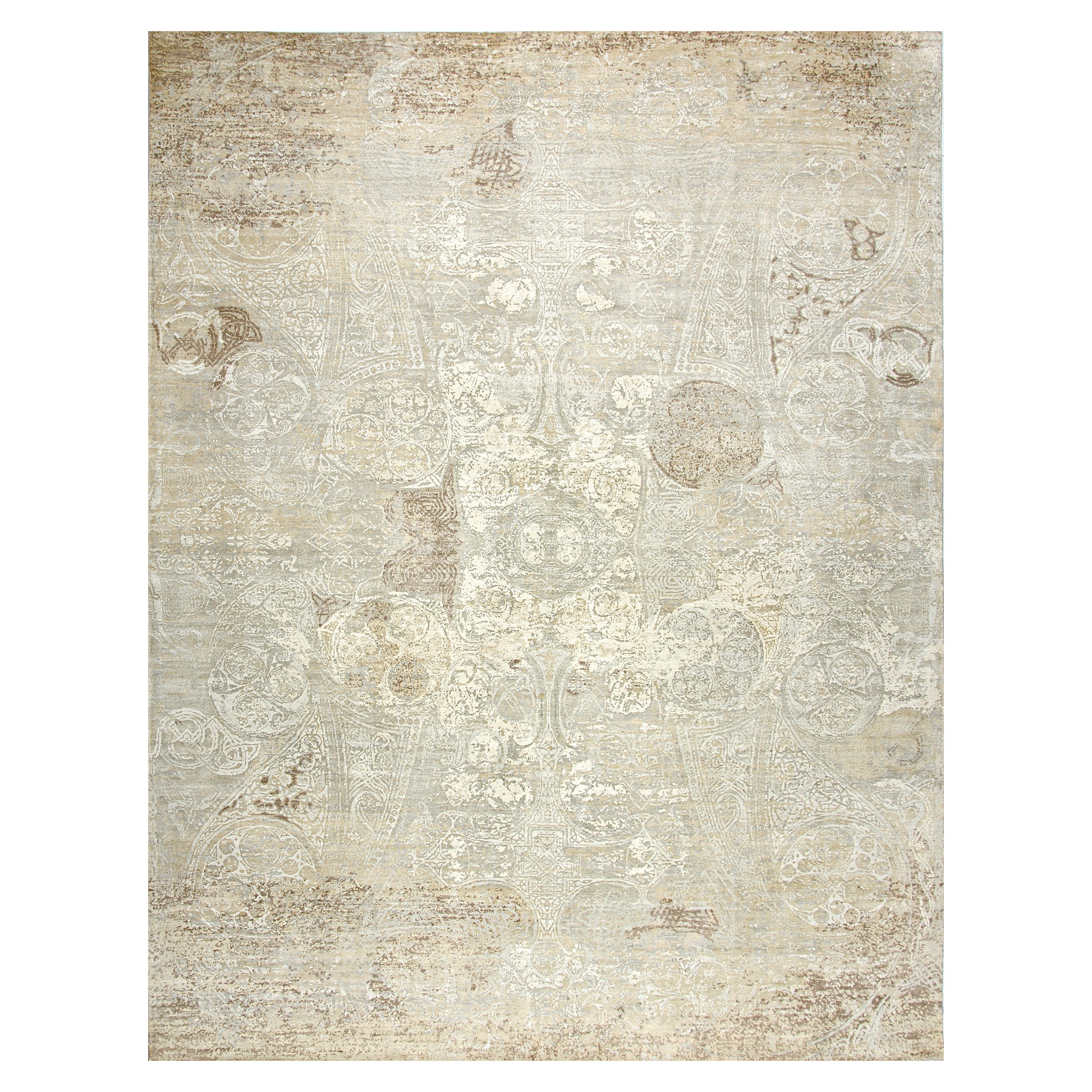 Transitional Silk Rug - 9'2" x 12' Default Title