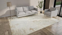 Grey Transitional Silk Cotton Blend Rug - 9'2" x 12'