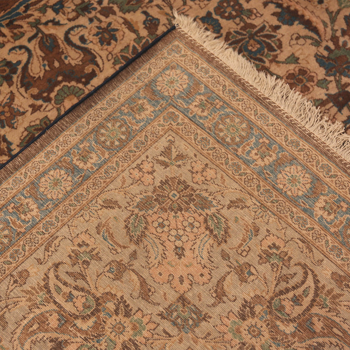 Brown Vintage Wool Tabriz Persian Rug - 12'7" x 20'5"