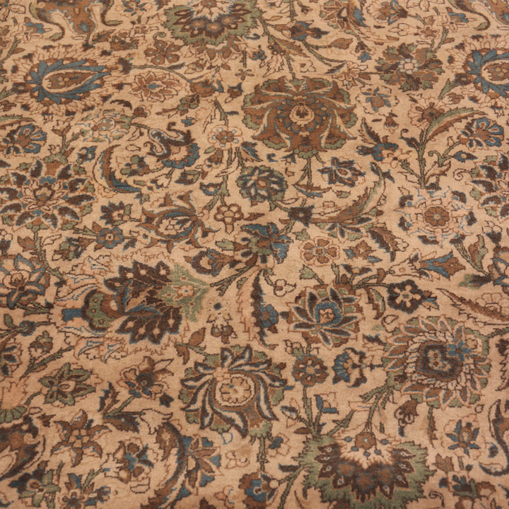 Brown Vintage Wool Tabriz Persian Rug - 12'7" x 20'5"