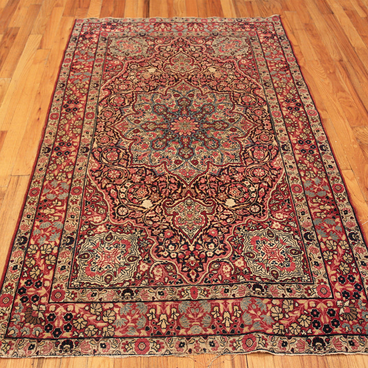 Vintage Kerman Rug - 4'5" x 7'3" Default Title
