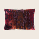 Brushstroke Velvet Lumbar Pillow, Wildberry