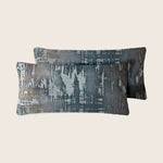 Mini Brushstroke Velvet Pillows, Set of 2