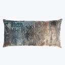 Brushstroke Velvet Lumbar Pillow, Gunmetal Default Title