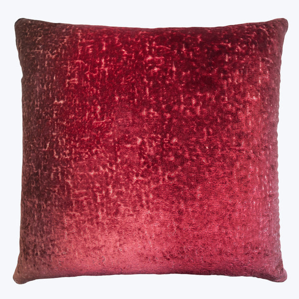 Coral Reef Velvet Pillow, Burgundy Default Title