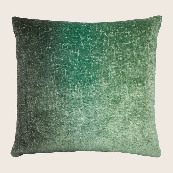 Coral Reef Velvet Pillow, Kelp