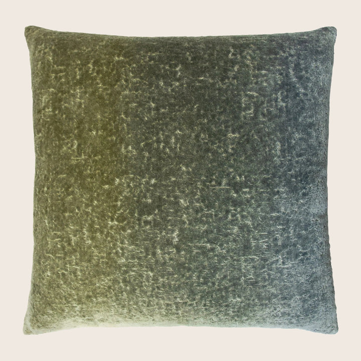 Coral Reef Velvet Pillow, Lichen