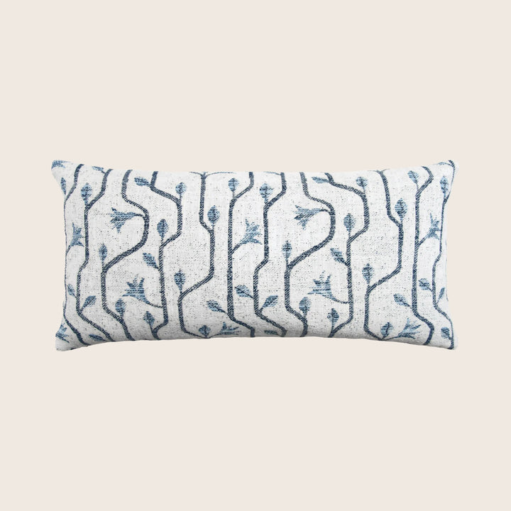 Craftsman Indoor/Outdoor Lumbar Pillow, Navy