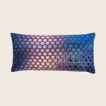 Dots Velvet Pillow, Peacock