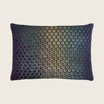 Dots Velvet Pillow, Peacock
