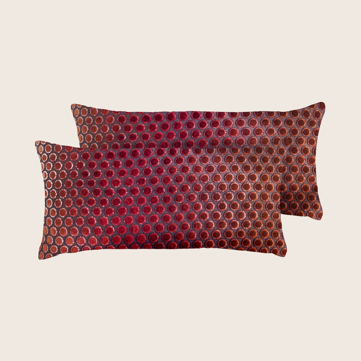 Dots Velvet Pillow, Set of 2