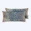 Set of 2 Mini Dots Velvet Pillows, Gunmetal Default Title