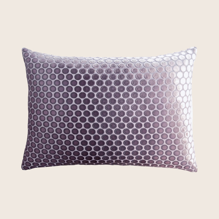 Dots Velvet Pillow, Thistle