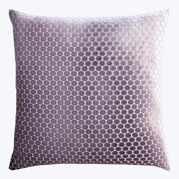 Dots Velvet Pillow, Thistle 22" x 22"