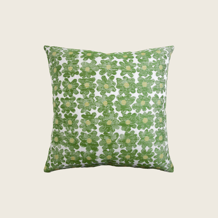 Daisy Indoor/Outdoor Pillow, Avocado