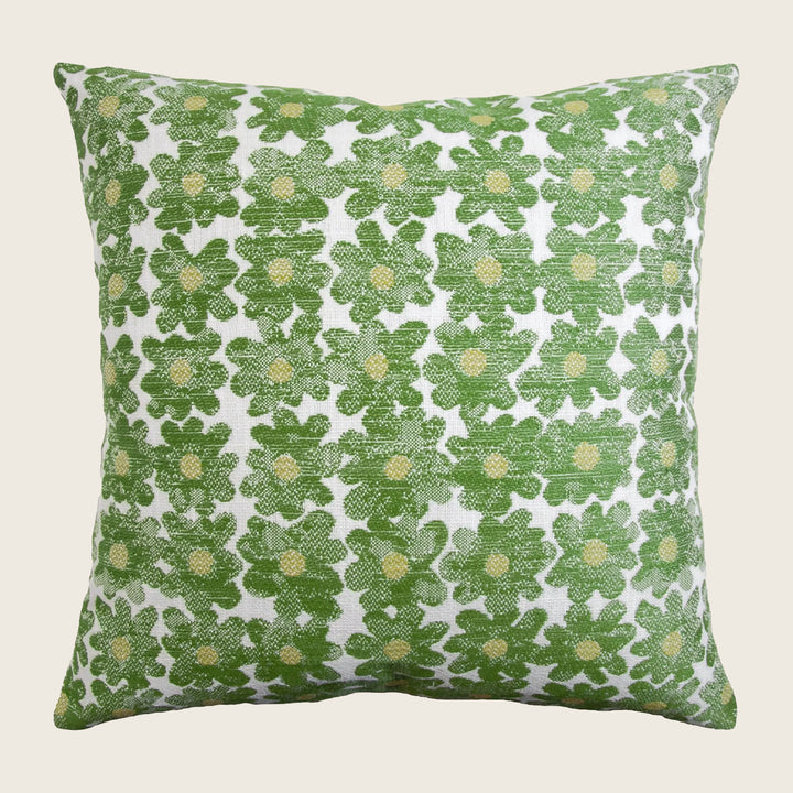 Daisy Indoor/Outdoor Pillow, Avocado