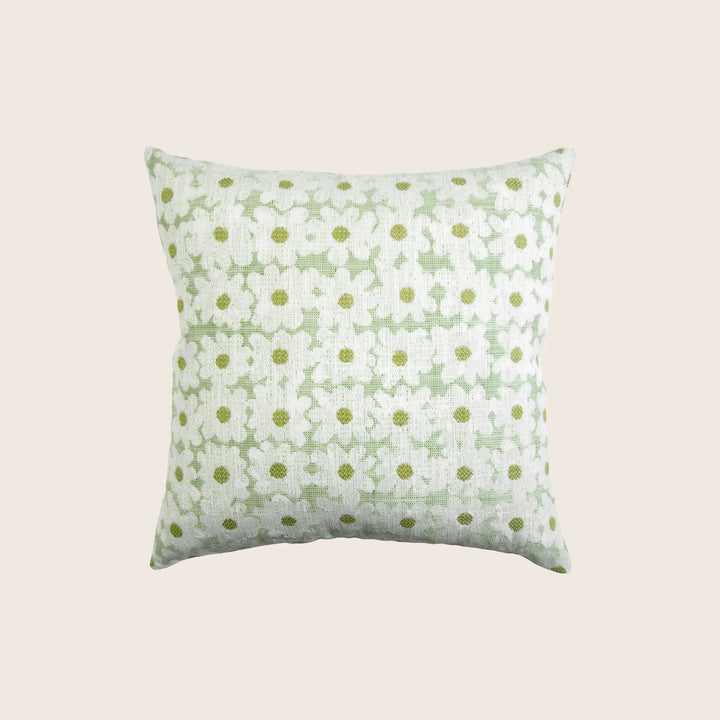 Daisy Indoor/Outdoor Pillow, Pear
