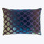 Mod Fretwork Velvet Lumbar Pillow, Peacock Default Title