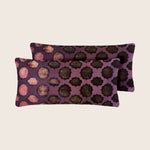 Mod Fretwork Velvet Pillow, Set of 2