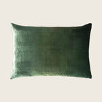 Ombre Velvet Pillow, Evergreen