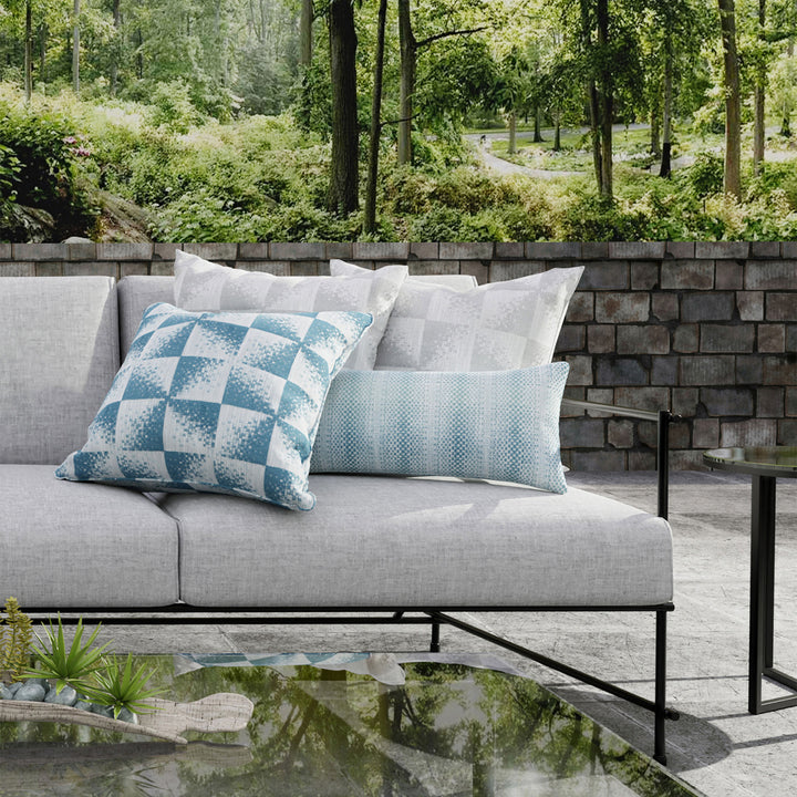 Staccato Indoor/Outdoor Lumbar Pillow, Harbor Default Title