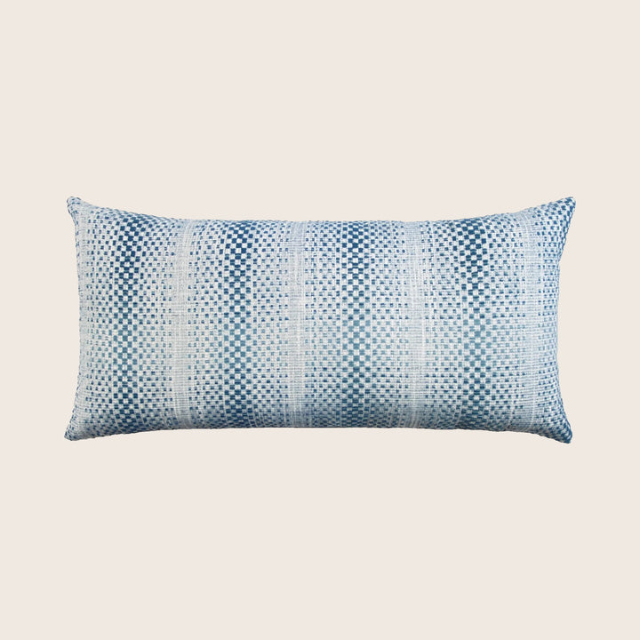 Staccato Indoor/Outdoor Performance Pillow, Navy
