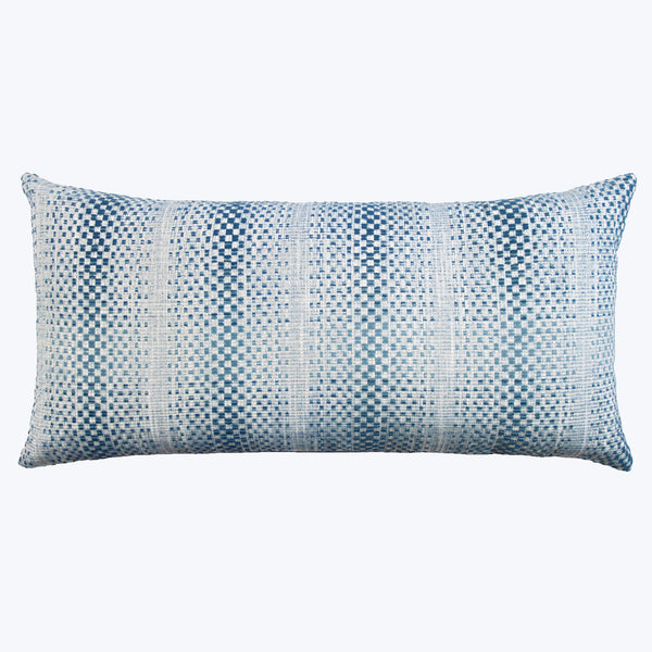 Staccato Indoor/Outdoor Lumbar Pillow, Navy Default Title
