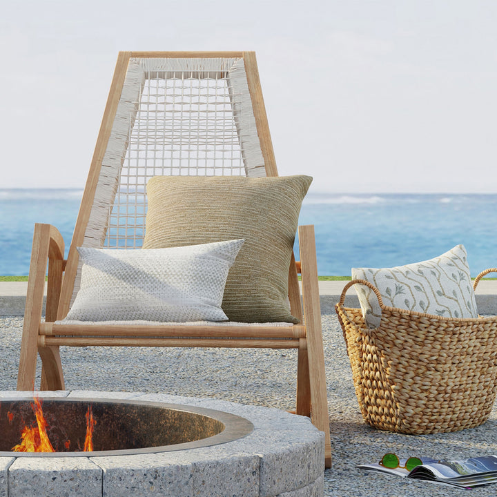 Staccato Indoor/Outdoor Pillow, Shell 21"x21"x5"