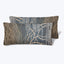Set of 2 Mini Metallic Willow Velvet Pillows, Gunmetal Default Title