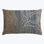 Metallic Willow Velvet Lumbar Pillow, Gunmetal Default Title