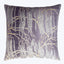 Metallic Willow Velvet Pillow, Thistle 22" x 22"