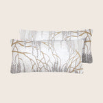 Willow Metallic Velvet Pillow, Set of 2