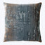 Brushstroke Velvet Pillow, Gunmetal 22" x 22"