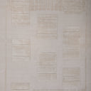 Modern Wool/Silk White Rug - 9' x 12'