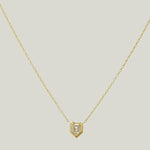 heptagon diamond necklace Default Title
