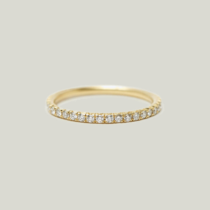1.5mm french eternity band Default Title