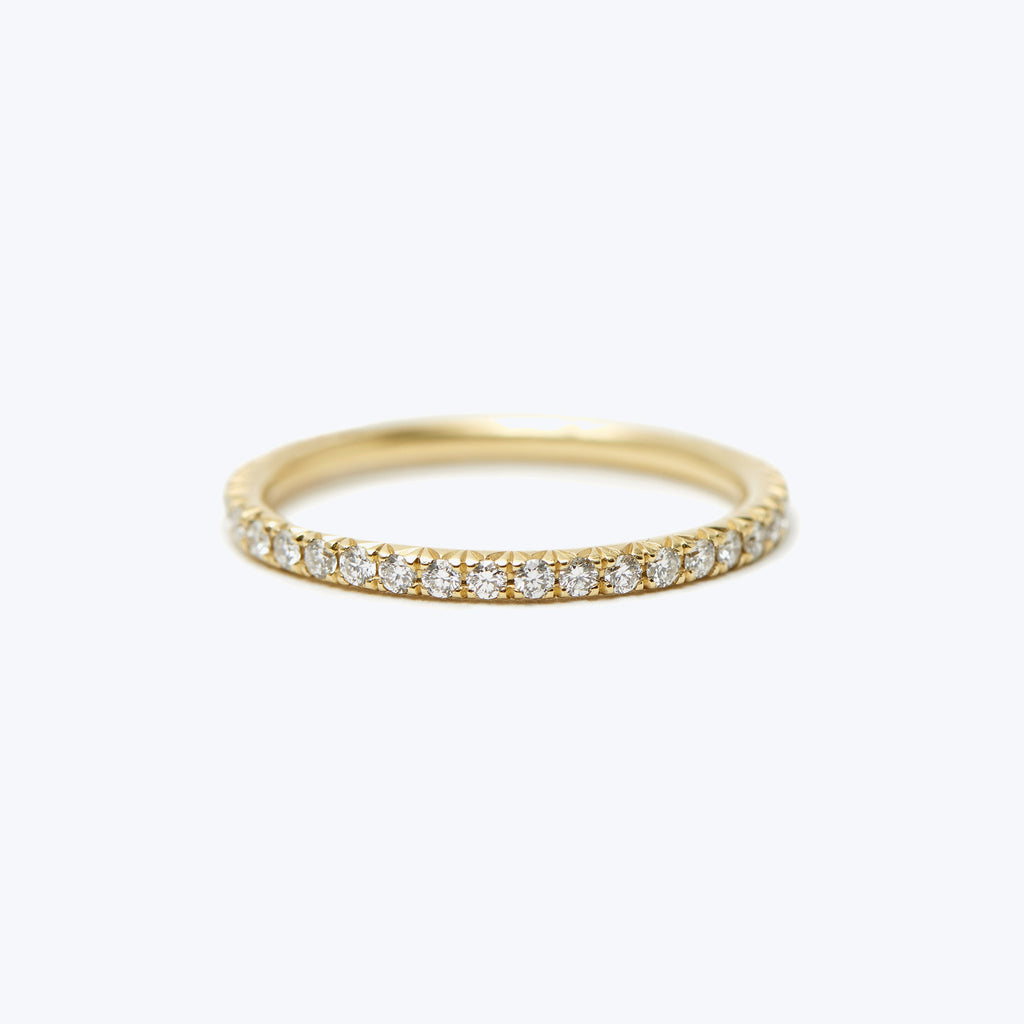 1.5mm french eternity band Default Title