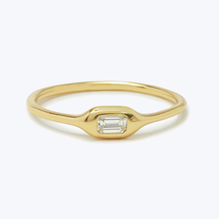 mini baguette ring Default Title