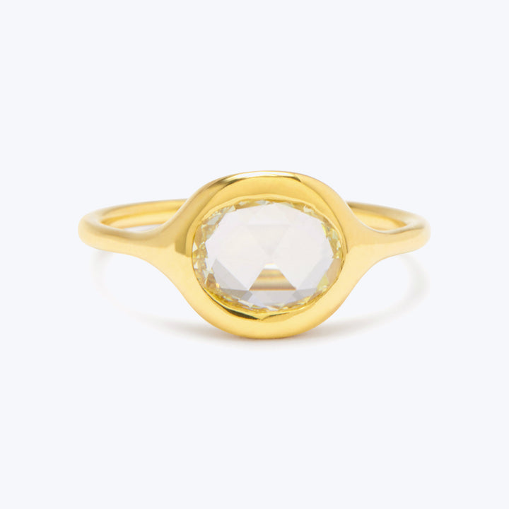 carved ring oval rose cut Default Title