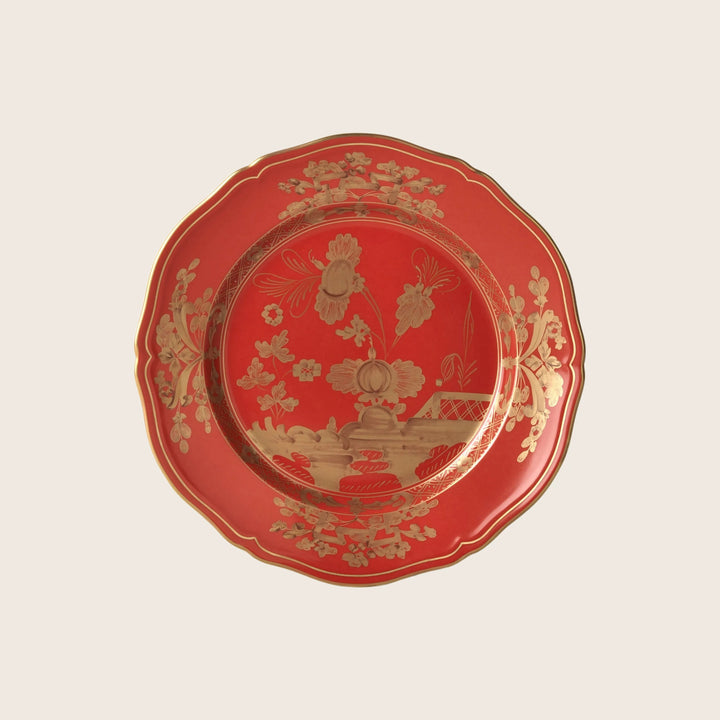 Oriente Gold Dinner Plate Rubrum