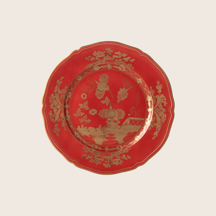 Oriente Gold Charger Plate Rubrum