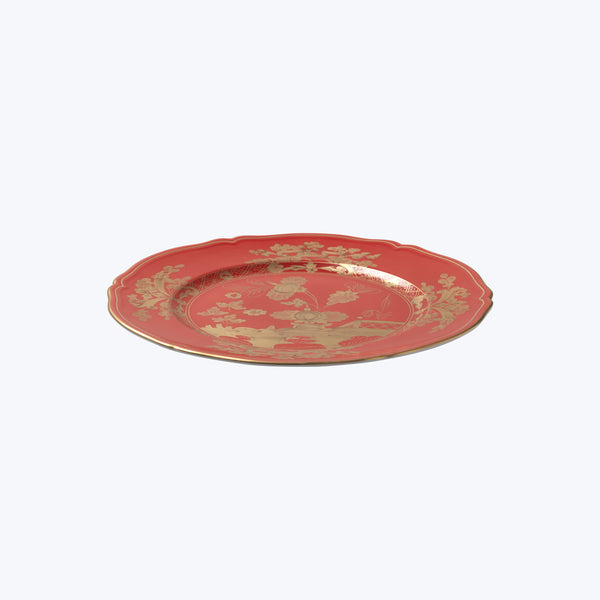 Oriente Gold Charger Plate Rubrum