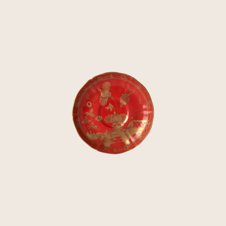 Oriente Gold Tea Saucer Rubrum