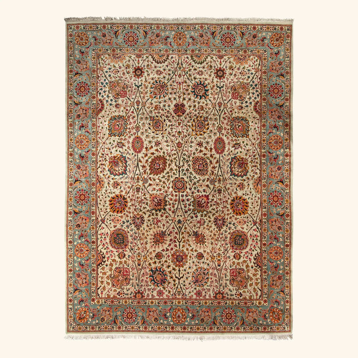 Vintage Tabriz Persian Rug - 10'10" x 14'7"